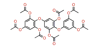 Triphlorethol A heptaacetate